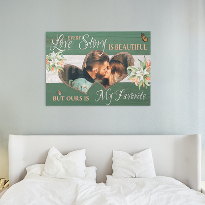 MemCanvas: Cherished Moments ""Our Story" Personalised with Photo