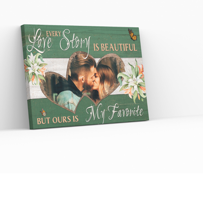 MemCanvas: Cherished Moments ""Our Story" Personalised with Photo