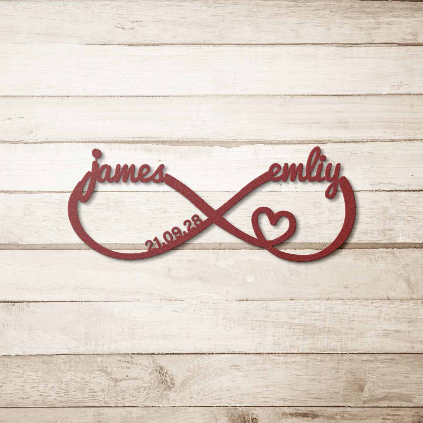 Personalized infinity symbol sign | Infinity love symbol with names
