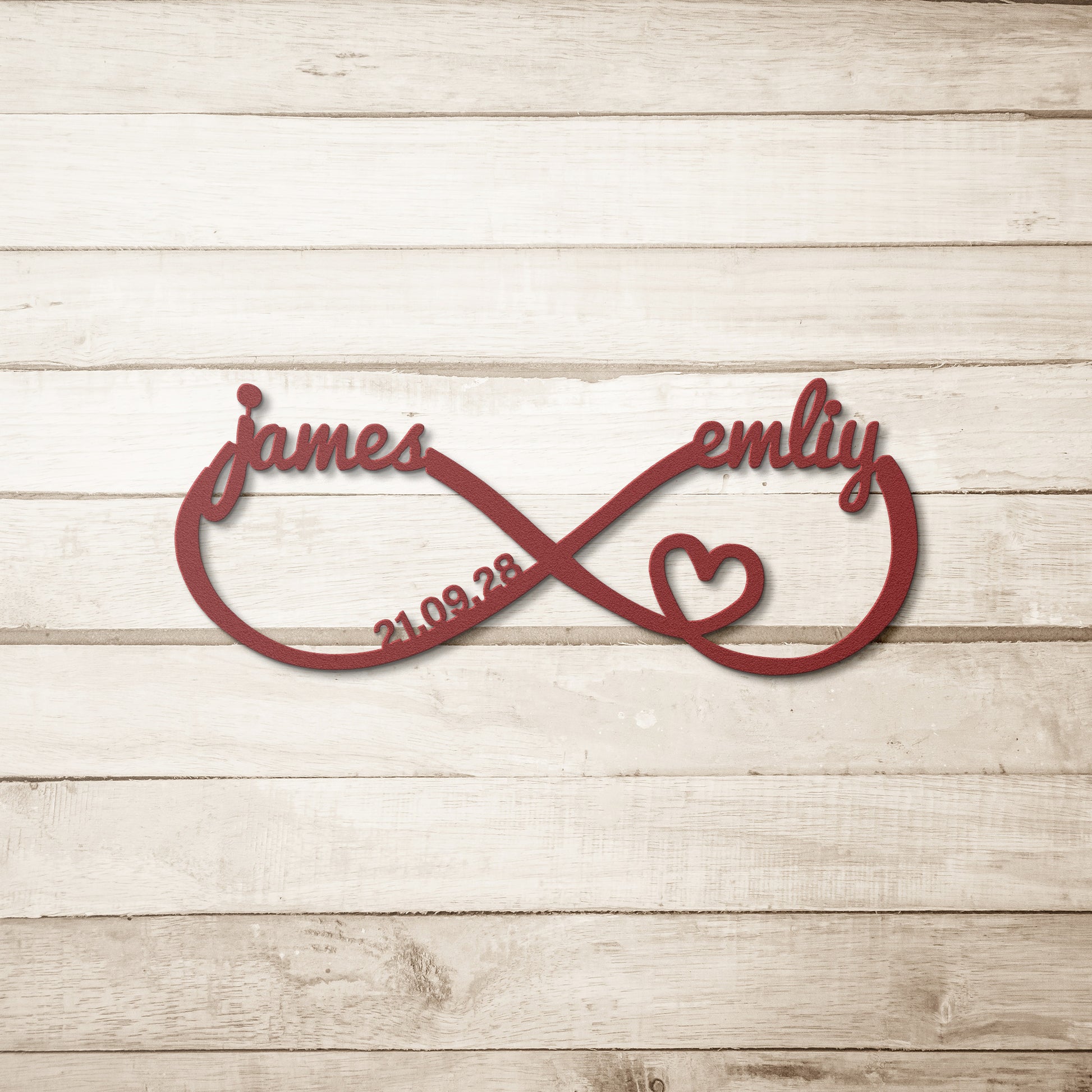 Personalized infinity symbol sign | Infinity love symbol with names